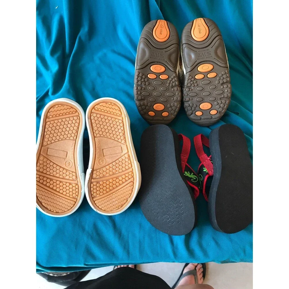 Toddler 5 Shoes Flip Flop Lot